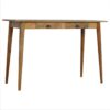 2 Drawer Nordic Writing Desk - Oak - Image 3
