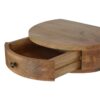 Wall Mounted Rounded Nightstand - Oak - Image 6