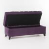 Juliana - Storage Ottoman - Purple - Image 11