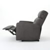 Alma - Contemporary Upholstered Loveseat Recliner - Slate - Image 10