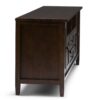 Warm Shaker - TV Media Stand Handcrafted - Tobacco Brown - Image 3