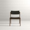 Edwin - Mid-Century Modern Dining Chair (Set of 2) - Black / Brown - Image 10