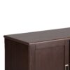 Draper - Mid Century Low Storage Cabinet - Medium Auburn Brown - Image 7