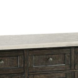 Nolan - Marble Top Salvage Server - Oak