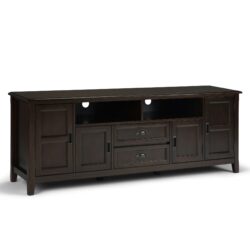Burlington - TV Media Stand - Mahogany Brown