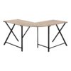 Computer Desk, Home Office, Corner, L Shape, Laptop, Contemporary & Modern - Taupe - Image 6