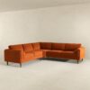 Amber - Corner Sectional Sofa - Orange - Image 2