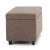Darcy - Storage Ottoman Bench - Fawn Brown - Image 3