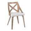 Charlotte - Farmhouse Chair (Set of 2) - White Washed / Cream - Image 3