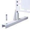Outdoor & Indoor Privacy Screen Metal Privacy Screen, Freestanding Decorative Privacy Screen For Deck Balcony, Privacy Fence Panels - White - Image 9