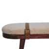 Nordholm Boucle Bench - Walnut - Image 8