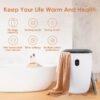 Extra Large Towel Warmers, Luxury Bucket Towel Warmers, Large Towel Warmers For The Bathroom - White - Image 6
