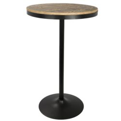 Dakota - Industrial Adjustable Bar / Dinette Table - Black
