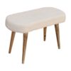 Boucle Nordic Bench - Cream - Image 7