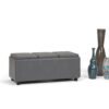 Avalon - Storage Ottoman - Stone Gray - Image 10