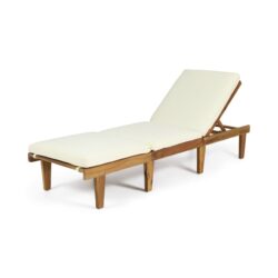 Ariana - Wood Chaise Lounge - Teak