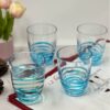 Leading Ware Swirl Acrylic Drinking Glasses (Set of 4) Dof 15Oz Bpa Free - Blue - Image 3