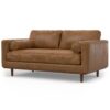 Morrison - Upholstered Sofa - Caramel Brown - Image 4