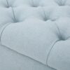 Glouster - Contemporary Storage Ottoman With Button Tufting - Blue - Image 2
