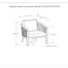 Parkside - Outdoor Conversation Chair (Set of 2) - Natural - Image 11