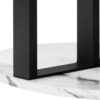 Accent Table, Side, Round, Contemporary And Modern - White / Black - Image 8