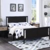 Connelly - Nightstand Black, Vintage - Walnut - Image 4