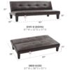 Alan - Sofa Bed - Cappuccino - Image 5