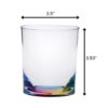 Halo - Oval Acrylic Glasses Drinking (Set of 4) Dof, Bpa Free Plastic Tumblers (12Oz) - Clear - Image 4