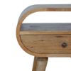 Circular Open Slot Nightstand - Oak - Image 4