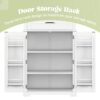 Bathroom Storage Cabinet With Multi Functional Storage Space, Drawer With Slide Rails, Adjustable Shelf - White - Image 6