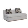 Channel - Armless Loveseat - Off White - Image 2