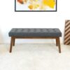 Delilah - Modern Bench - Gray - Image 11