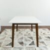 Carlos - Solid Wood Table - White - Image 3