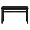 Computer Desk, Home Office, Standing, Adjustable, Laptop, Contemporary - Black - Image 3