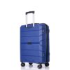 Hardshell Suitcase Spinner Wheels Pp Luggage Sets Lightweight Suitcase With Tsa Lock, 3 Piece Set (20/24/28) - Navy - Image 7