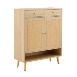 Multi Functional Modern Minimalist Shoe Cabinet Seamlessly Fits Into Nordic, Japanese, And Industrial Style Interiors - Natural Wood