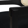 Americana - Mid-Century Modern Cane Back Counter Stool - Jet Black - Image 13