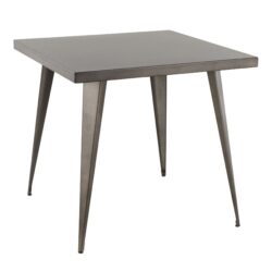 Austin - Industrial Dining Table - Antique