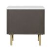 Clayten - Marble Top Nightstand - Espresso - Image 2