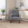 Demetrius - Rocking Chair - Gray / Light Gray - Image 8