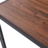 Creative Design Veneered MDF Wood Structure Rectangular Walnut Dining Table - Walnut - Image 3