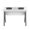 Wishbone - Contemporary Desk - Gray / White - Image 5
