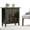 Bedford - Low Storage Media Cabinet - Dark Tobacco Brown - Image 6
