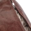 Connor - Round Pouf - Distressed Brown - Image 3