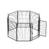 8 Panels Heavy Duty Metal Playpen With Door, Dog Fence Pet Exercise Pen For Outdoor, Indoor - Black - Image 13