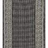 Sunshine - 5'3" X 7'3" Polypropylene Indoor, Outdoor Area Rug - Anthracite - Image 2