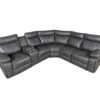 Home Theater Seating Manual Recliner With Cup Holder, Hide - Away Storage Reclining Sofa For Living Room, Home Theater - Gray - Image 8