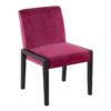 Carmen - Contemporary Chair (Set of 2) - Black / Hot Pink - Image 2