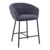 Ashland - Contemporary Counter Stool (Set of 2) - Black / Charcoal - Image 2