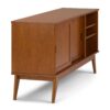 Draper - Mid Century Medium TV Media Stand - Teak Brown - Image 5